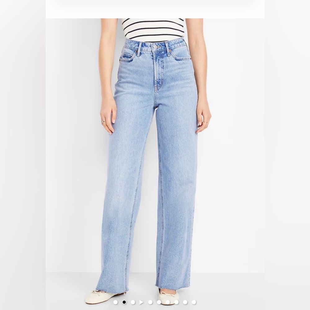 Old Navy Light Blue High Rise Women's Jeans size 4 , long inseam